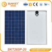 best price265w byd poly solar panel265w solar panel preis pro watt mit CE TÜV